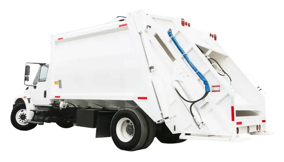 Recolector compactador de basura de carga trasera